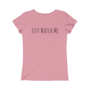 Just Watch Me Soft Cotton Youth Tee - idearbitrage
