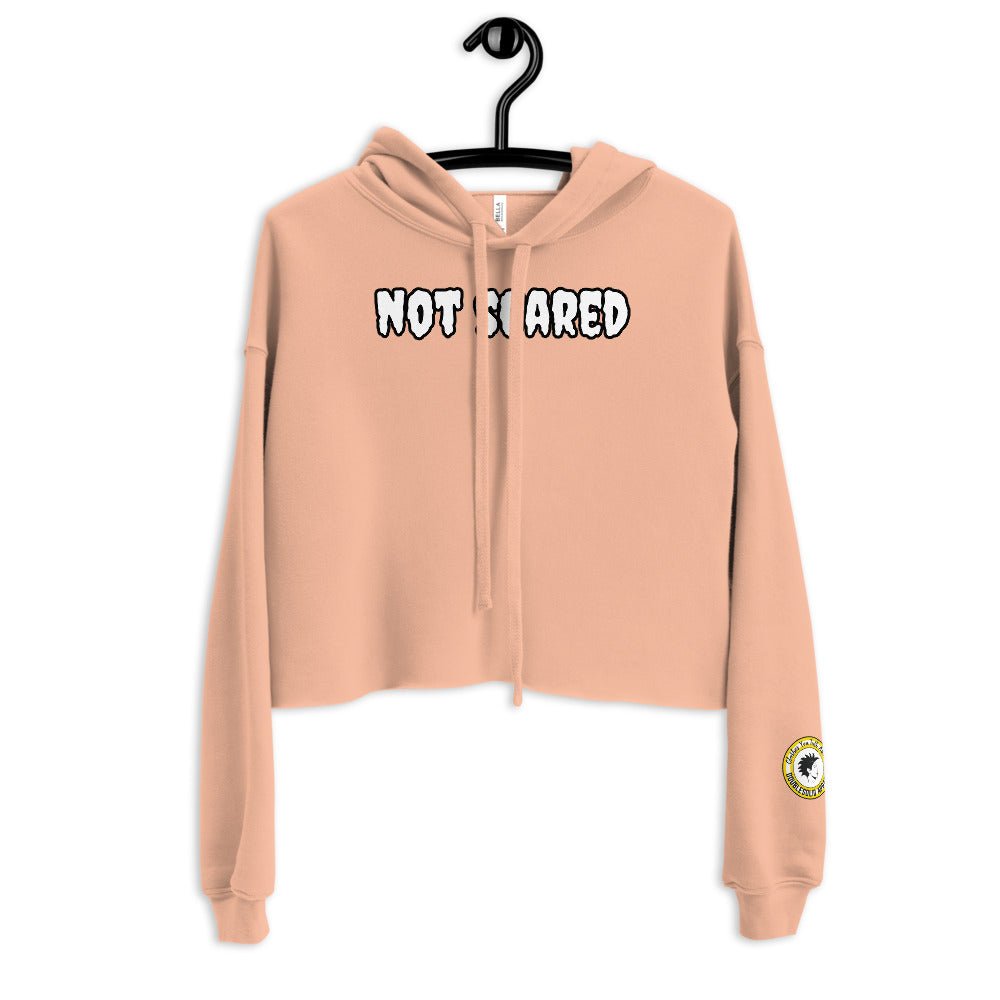 NOT SCARED to Talk About Mental Health Cropped Hoodie - idearbitrage