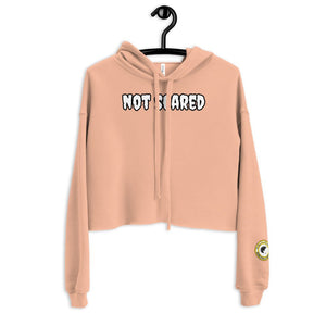 NOT SCARED to Talk About Mental Health Cropped Hoodie - idearbitrage